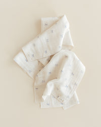 Ferne Two Pack Burp Cloths - Rocking Horse