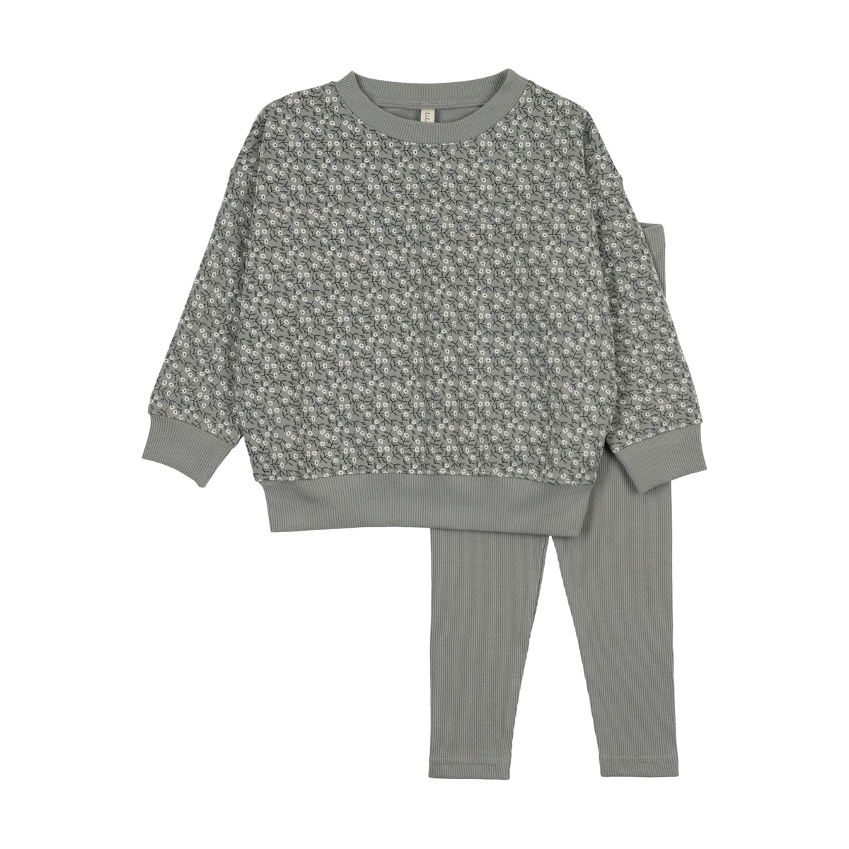 Lilette Dahlia Vines Top & Pants - Light Blue