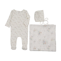 Peluche Floral Layette Set - Pink