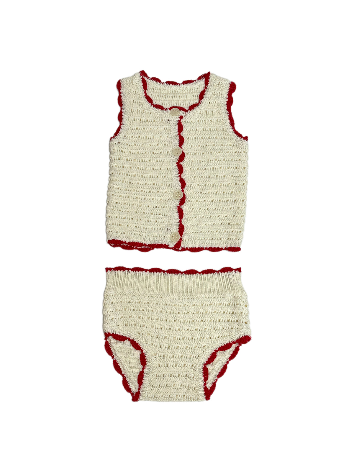 Kipp Chunky Knit Set - Red