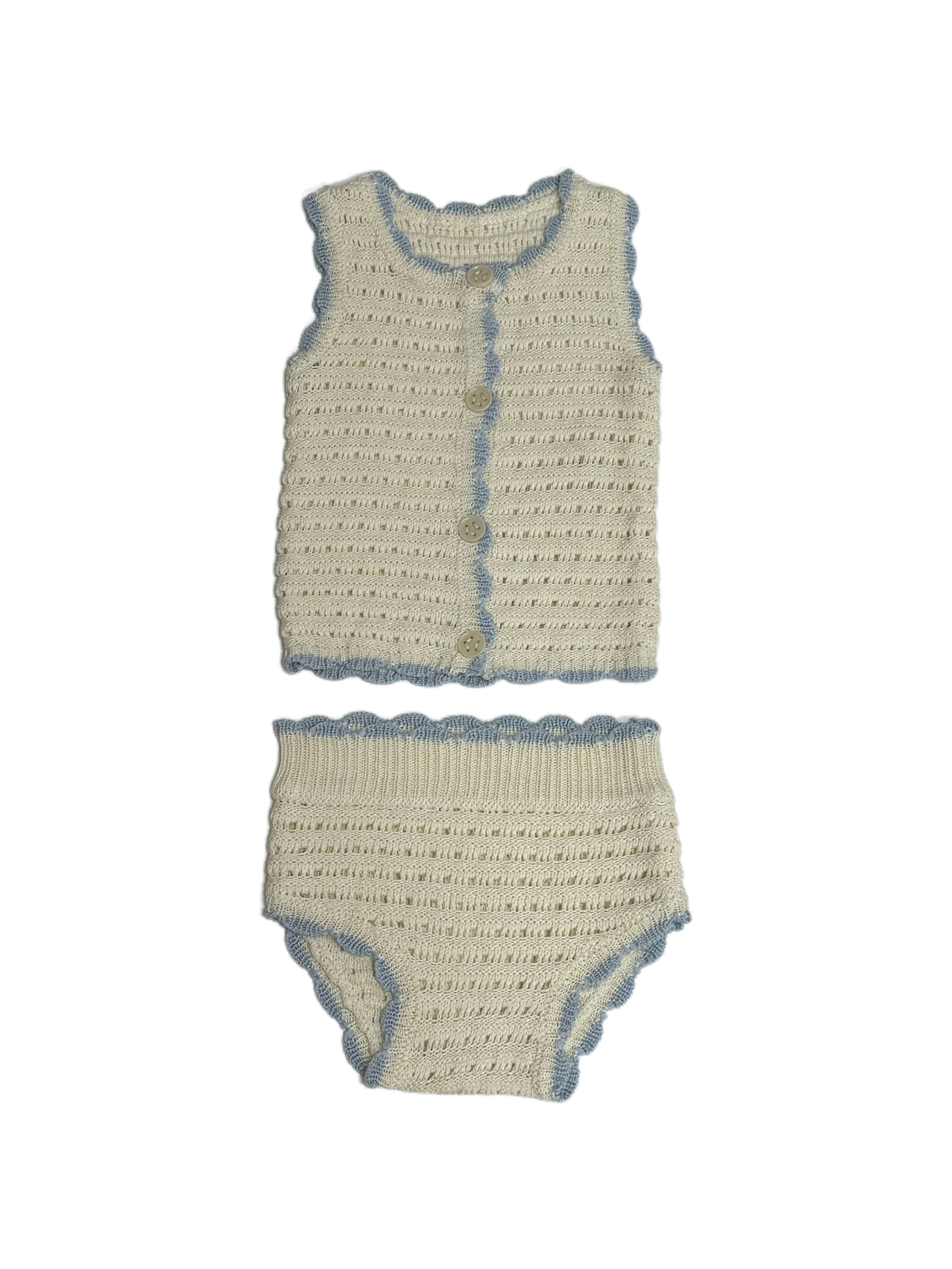 Kipp Chunky Knit Set - Blue