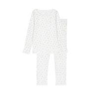 Minilabel Petal Pointelle Floral Top & Pants Set - Pink