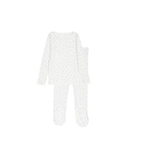 Minilabel Petal Pointelle Floral Top & Pants Set - Pink