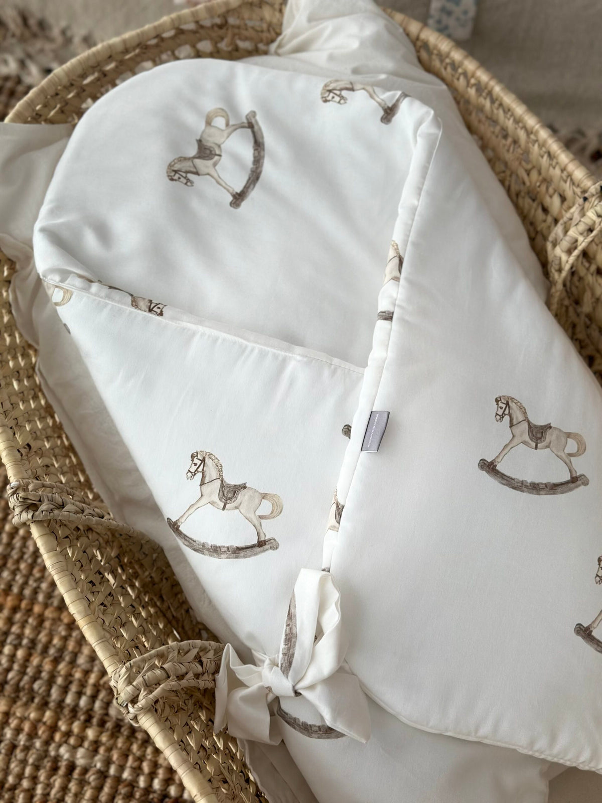 Petite Laure Rocking Horse Wrap - Beige