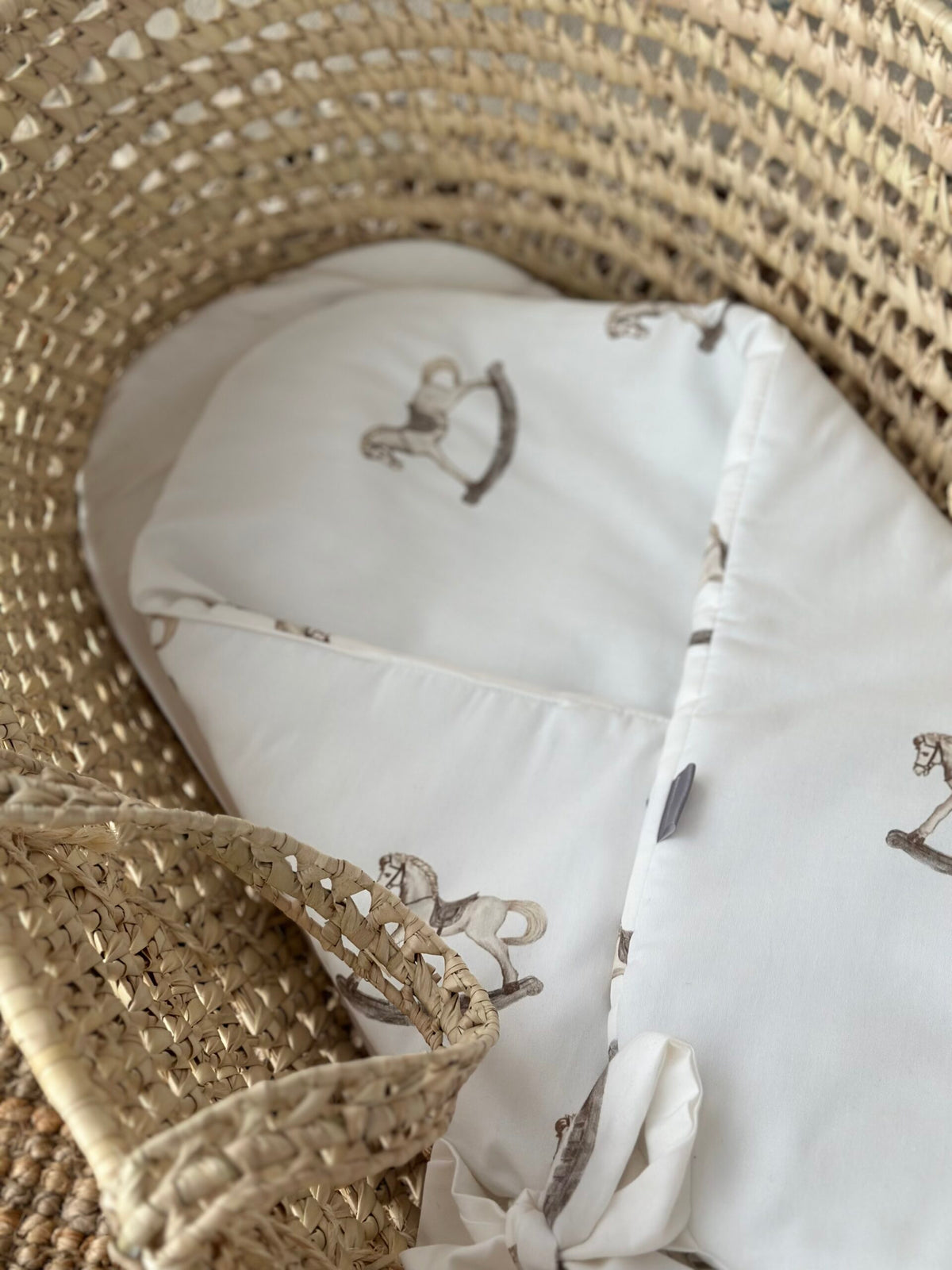 Petite Laure Rocking Horse Wrap - Beige
