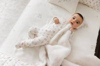 Peluche Blossom Footie & Bonnet - Rose