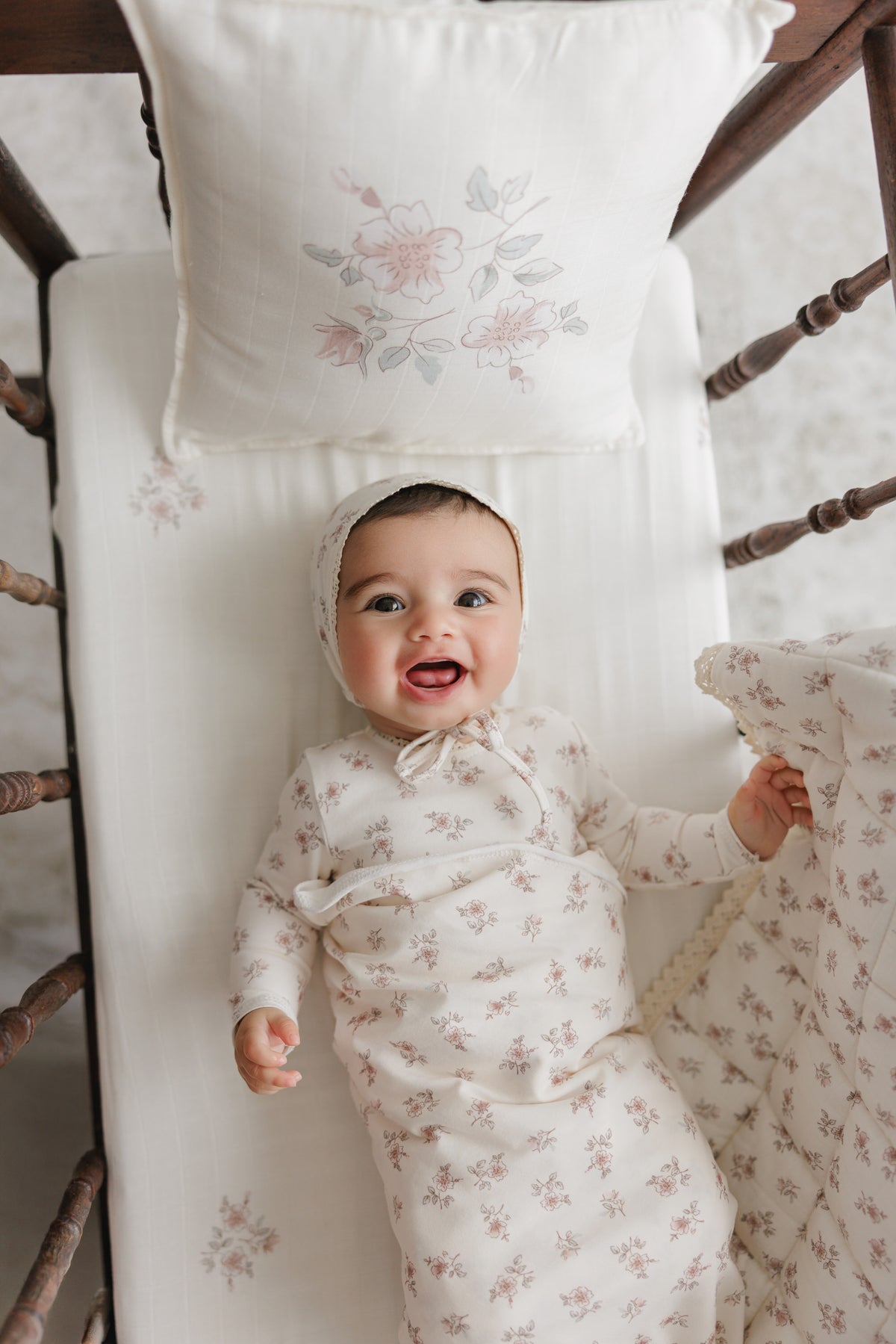 Peluche Blossom Swaddle - Rose