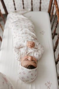 Peluche Blossom Swaddle - Rose