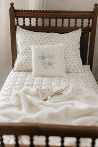 Peluche Blossom Toddler Blanket & Pillow - Powder