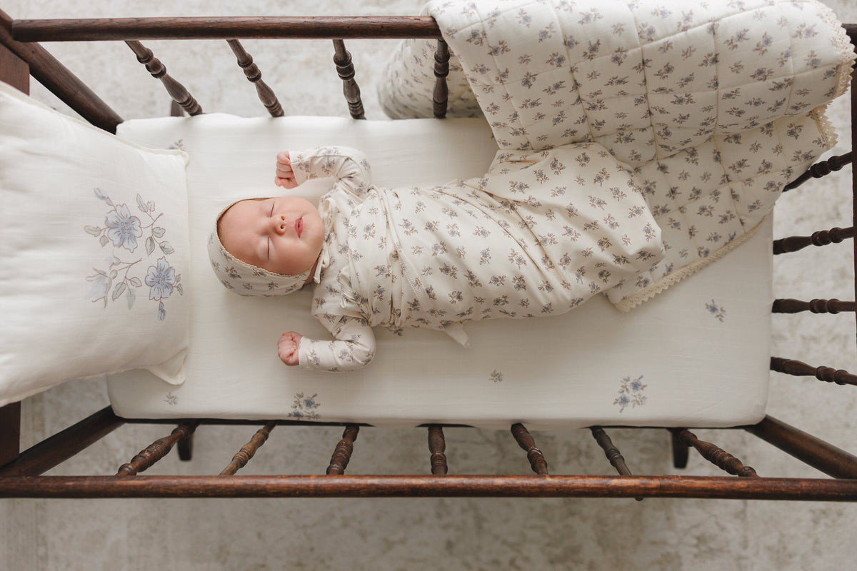 Peluche Blossom Swaddle - Powder