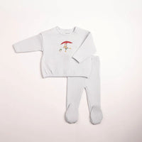 Bee & Dee Kids In Sketch Top & Pants - Crisp Blue
