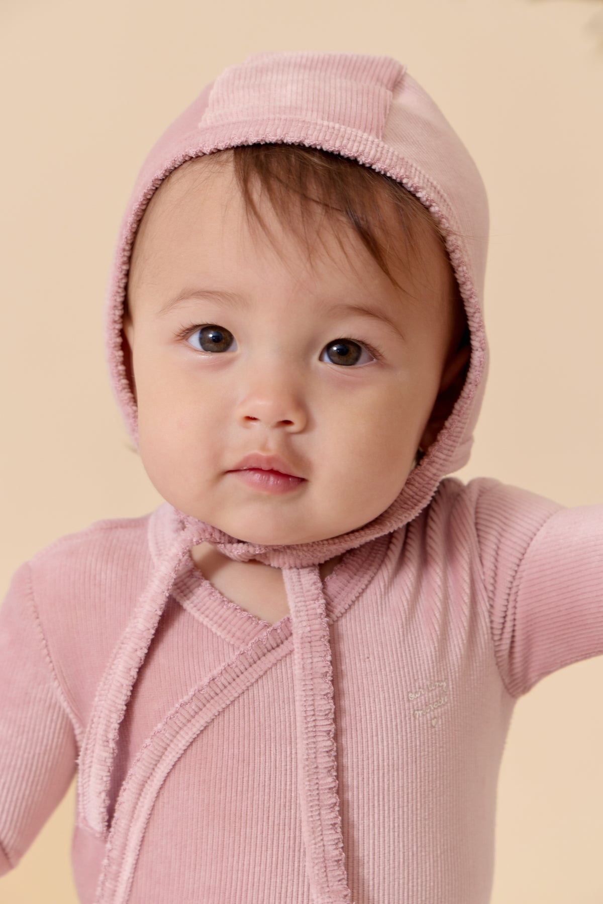 Kipp Tiny Miracle Footie & Bonnet - Pink
