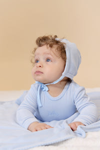 Kipp Bebe Footie & Bonnet Aw25 - Blue
