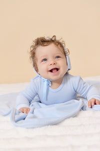 Kipp Bebe Footie & Bonnet Aw25 - Blue