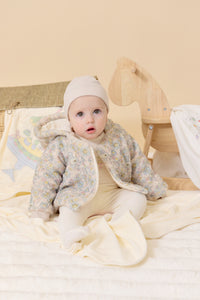 Kipp Floral Sherpa Jacket & Beanie