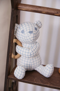 Kipp Teddy Au Pane Plush Toy - Blue