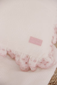Kipp Ruffled Enfant Mini Crib Set - Pink