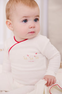 Kipp Mini Royals Footie & Beanie - Red