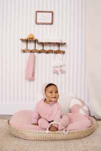 Kipp Bebe Footie & Bonnet SS26 - Pink