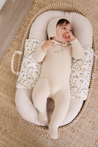 Kipp Magical Meadow Collar Layette Set - White Stone
