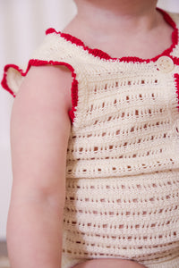Kipp Chunky Knit Set - Red
