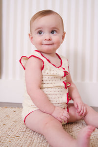 Kipp Chunky Knit Set - Red