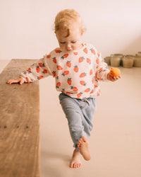 Buho Strawberry Printed Sweatshirt