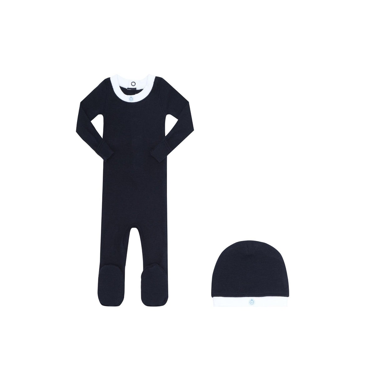 Little Parni Logo Footie & Hat SS24