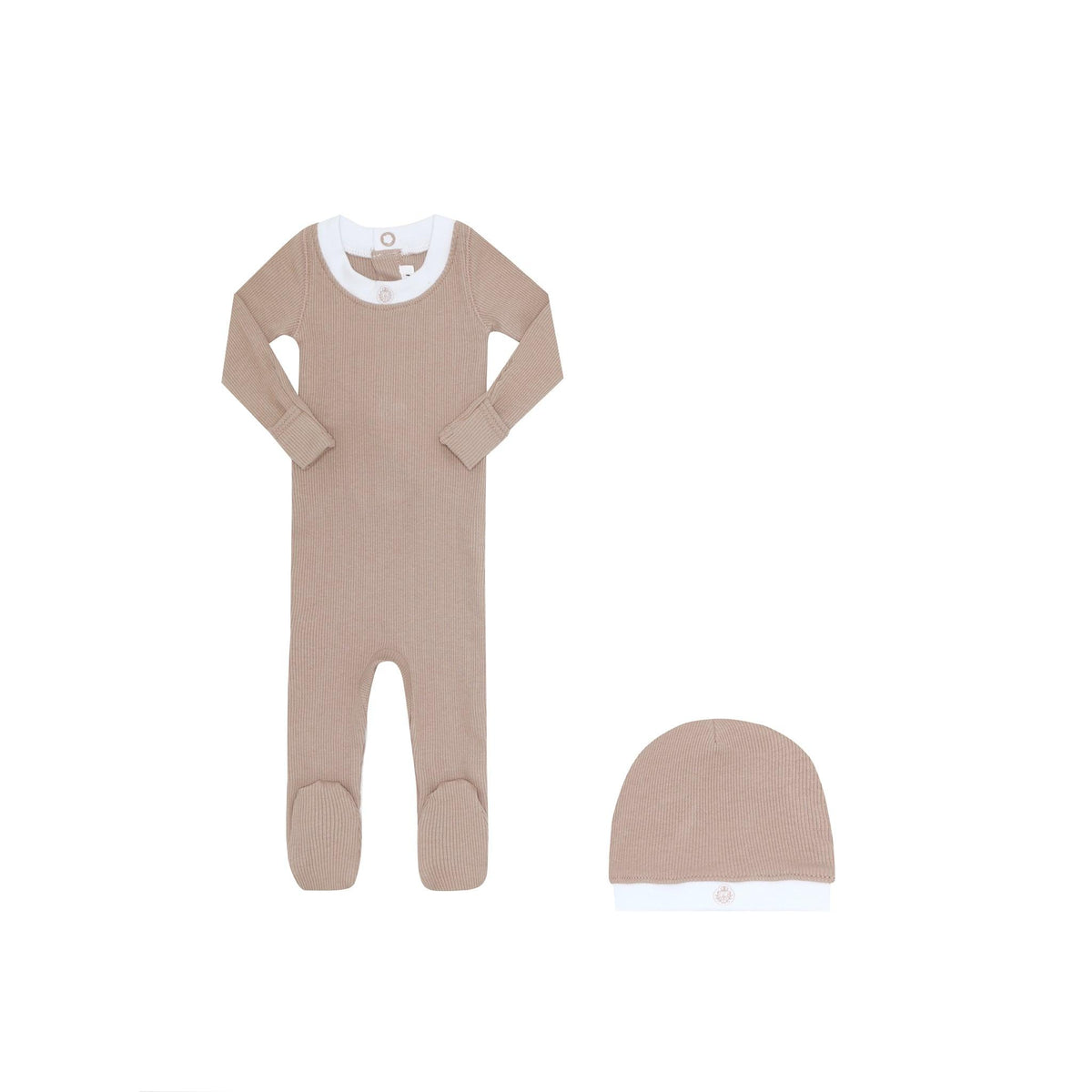 Little Parni Logo Footie & Hat SS24