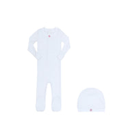 Little Parni Logo Footie & Hat SS24