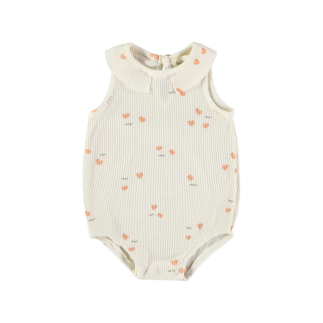 Baby Clic Lovely Ducks Romper - Apricot