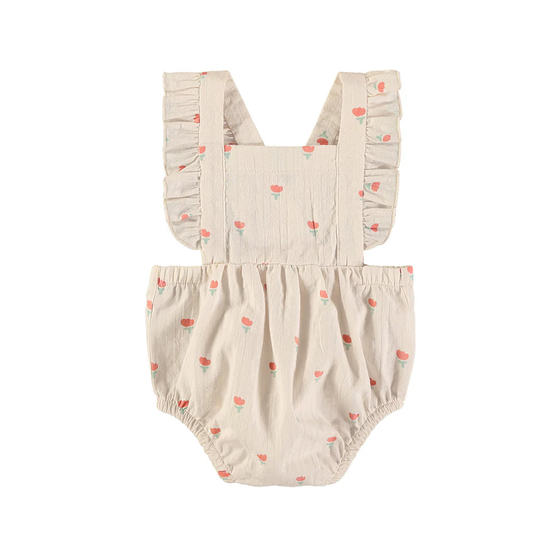 Baby Clic Poppies Ecru Romper
