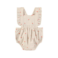Baby Clic Poppies Ecru Romper