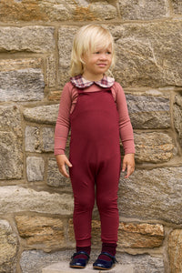 Elys & Co French Terry Scottish Onesie & Overalls - Pink