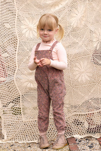 Elys & Co Liberty/ Berry Onesie & Overalls - Pink