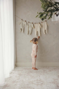 Lilette Bitsy Floral Top & Pants - Pale Pink