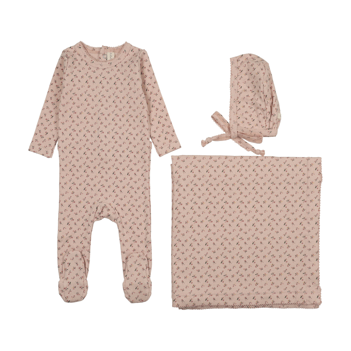 Lilette Cherry Blossom Layette Set - Pale Pink