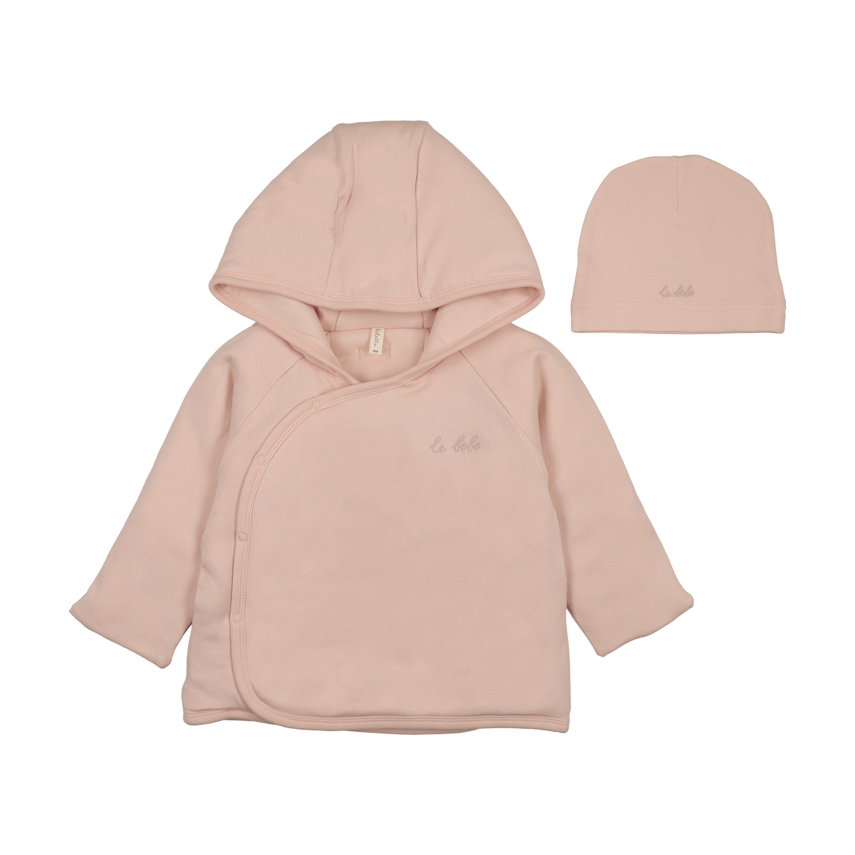 Lilette Padded Solid Jacket - Dusty Pink