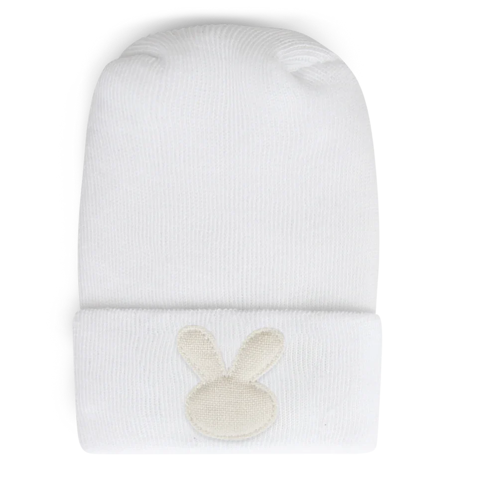 Adora Hospital Hats - Linen Ivory Bunny