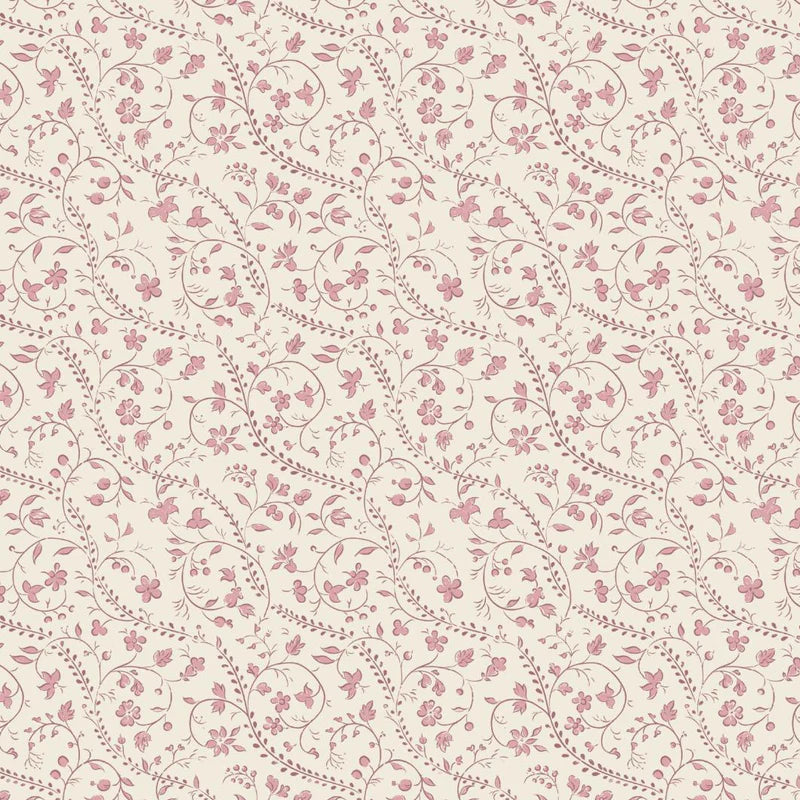 Little Threads Mauve Heirloom Vine Muslin Swaddle