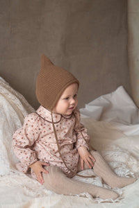 Popelin Pink Floral Top &  Frill Bloomers