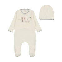 Bee & Dee Little Nursery Footie & Beanie