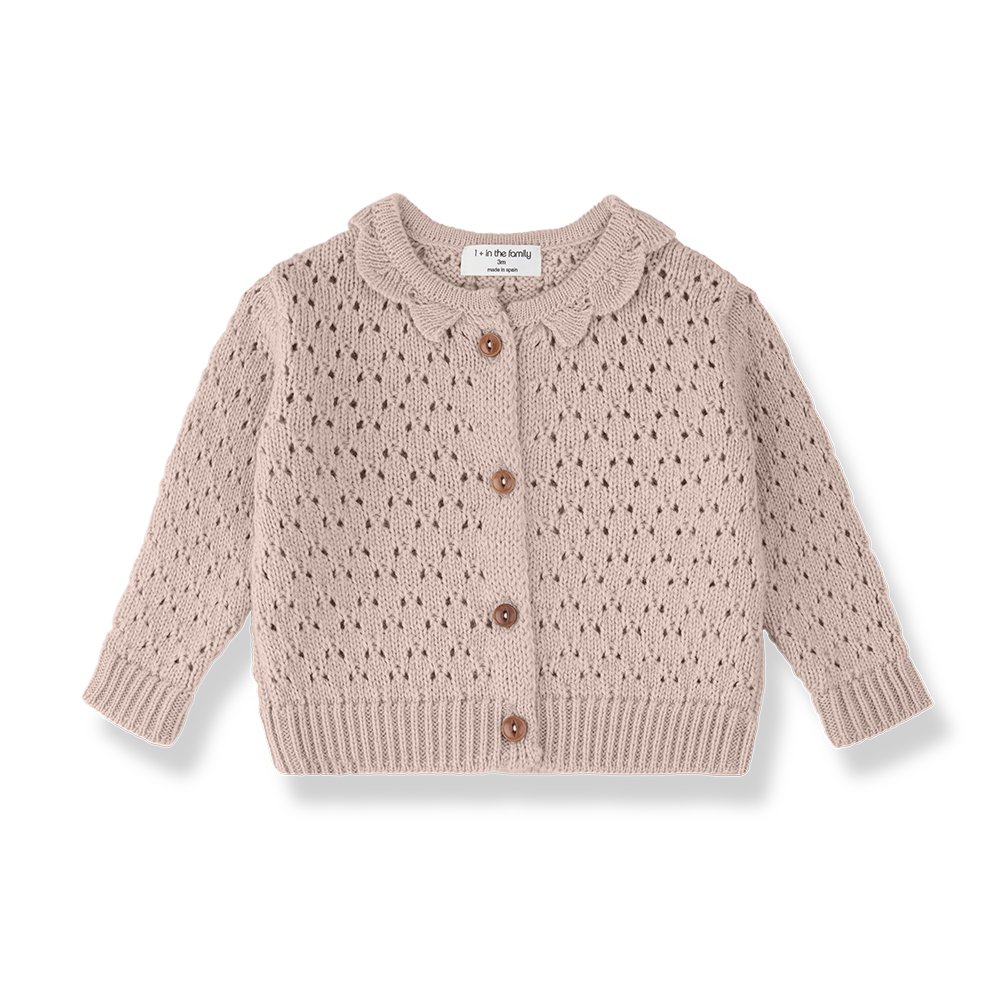 1 + In The Family Nimes Cardigan - Nude