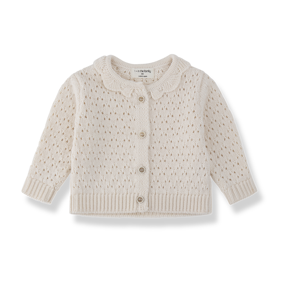 1 + In The Family Nimes Cardigan - Ecru