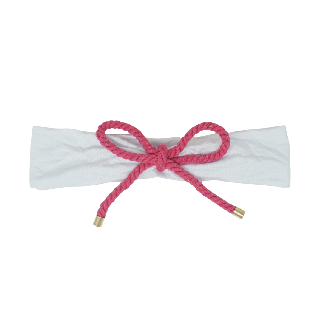 Bandeau Hot Pink Bow Headband