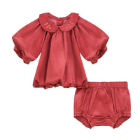 Pompomme Coral Corduroy Bubble Set