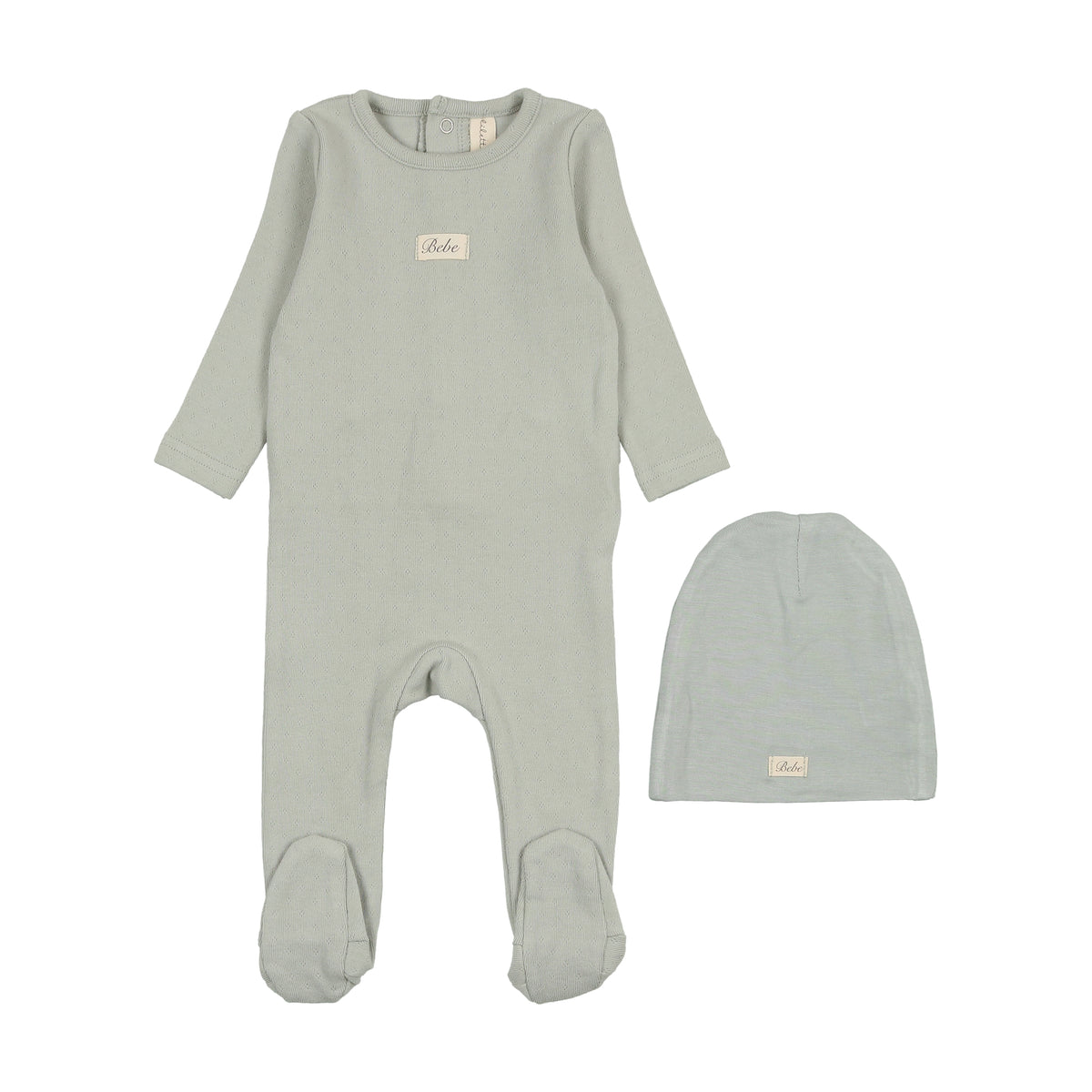 Lilette Pointelle Bebe Footie & Hat