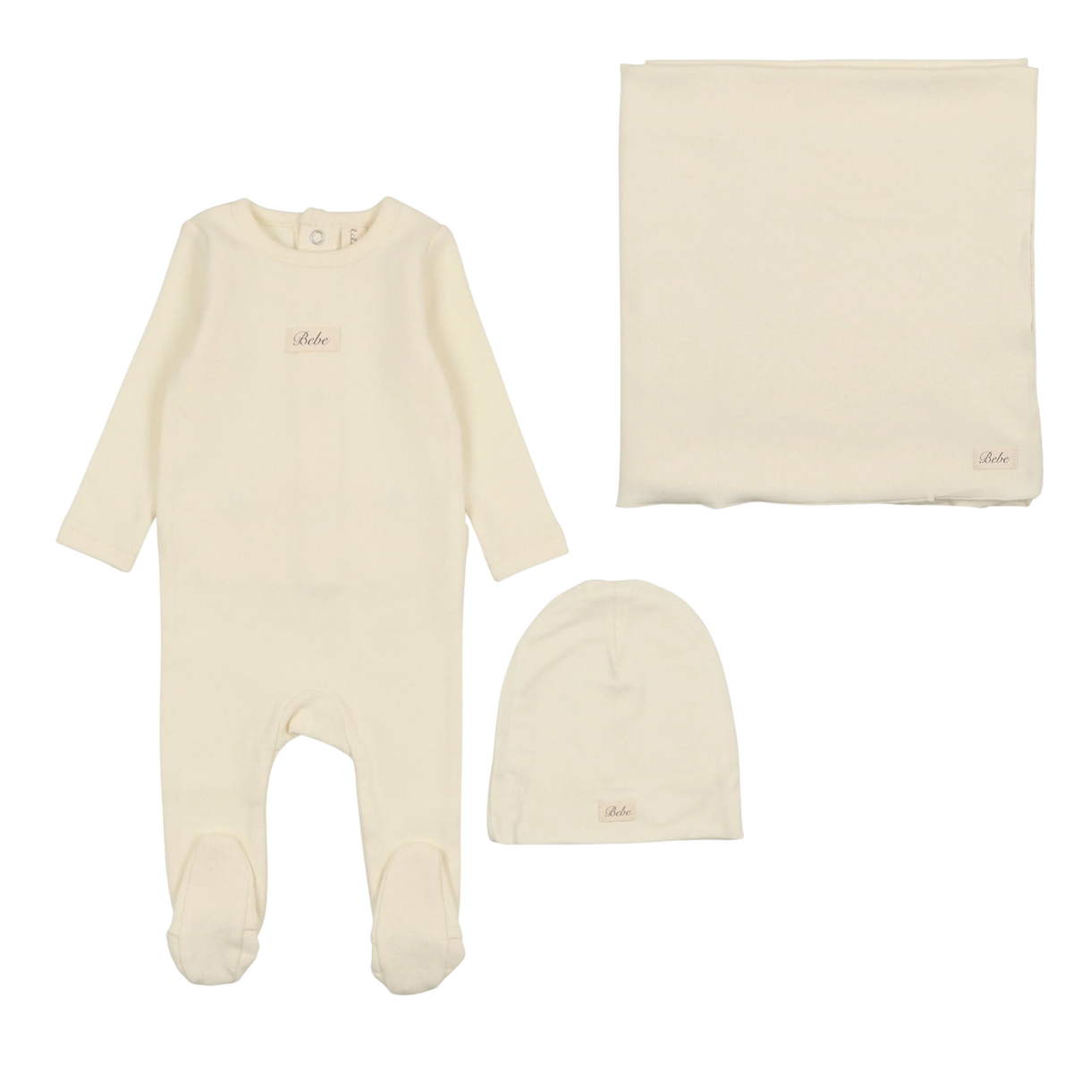 Lilette Pointelle Bebe Layette Set - Milk