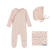Minilabel Heart Printed Kimono Layette Set - Pink