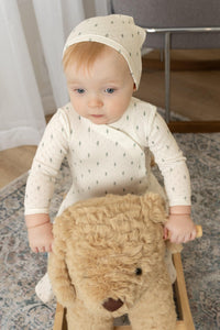 Bee & Dee Pointelle Wheat Layette Set